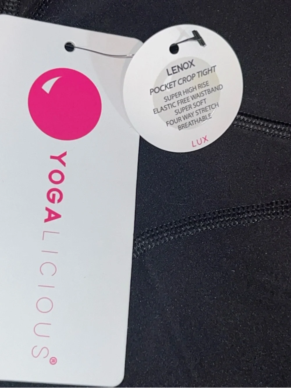 Yogalicious Lux Lenox Pocket Crop Tight Leggings - Picture 11 of 16